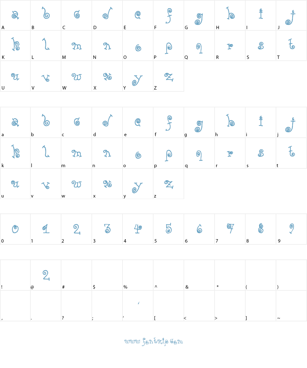 TPF Yolk Font Character